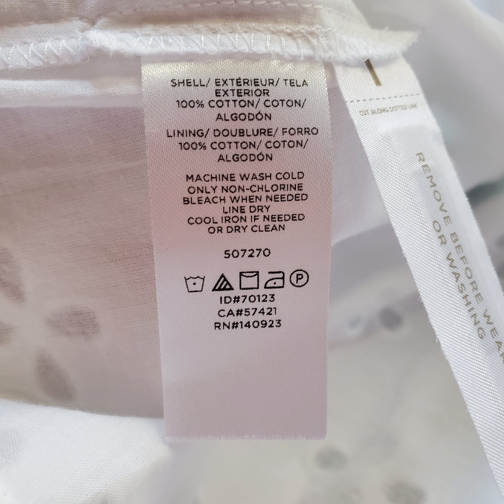 NWT LOFT Plus Eyelet Dress - Picture 8 of 8